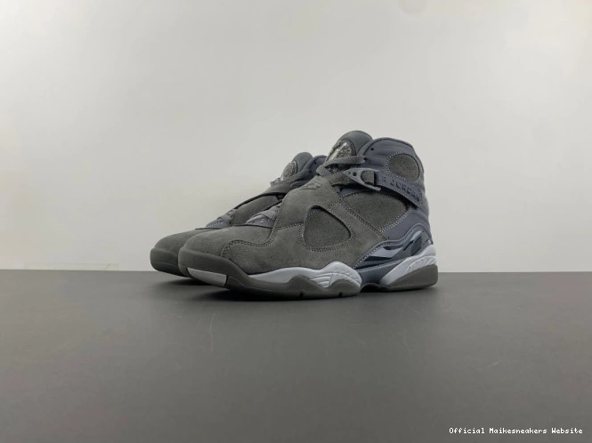 Official Maikesneakers 8 Cool Retro Jordan 305381-014 Grey 0810